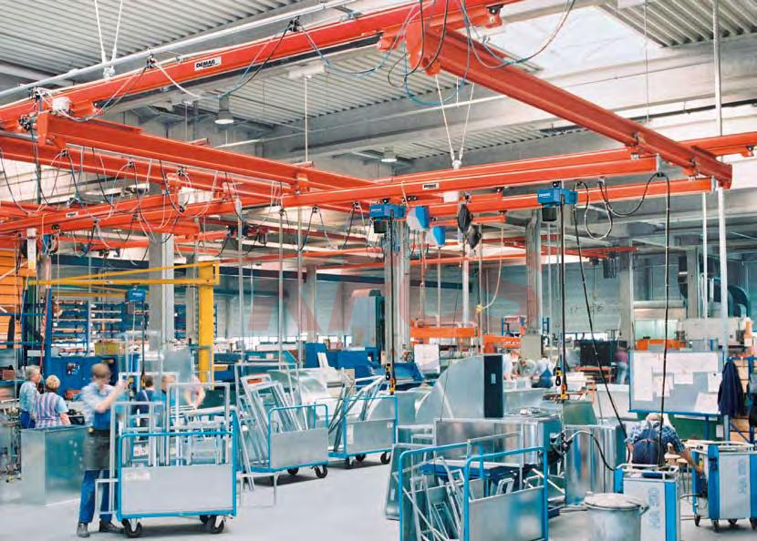 KBKK輕型起重機軌道的的安裝方式